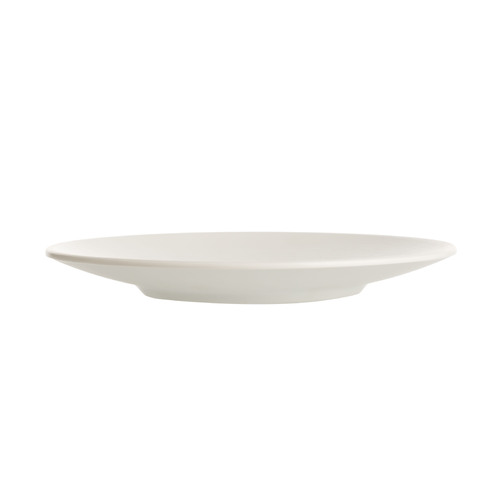 Coucou Melamine Dual Colour Round Plate 20.5cm - White & White - 11PL20WW