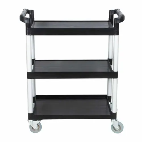 Ken Hands Classik Chef 3 Tier Trolley Small 810 x 410 x 910mm High Black - 97183