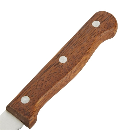 Olympia Steak Knife Wooden Handle 215mm (Box of 12) - C136