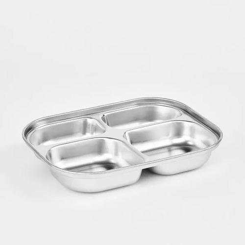 Cuitisan Infant 4 Compartment Food Tray 750ml Pink - CEC10-205P