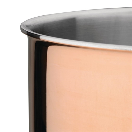 Vogue Induction Tri-Wall Copper Saucepan 160mm  - CT998