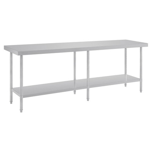 Vogue Premium Stainless Steel Table 2400x600x900mm - DA333