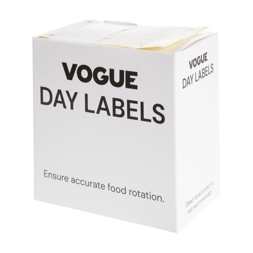 Vogue Prepared Food Label (Roll of 500) - E148