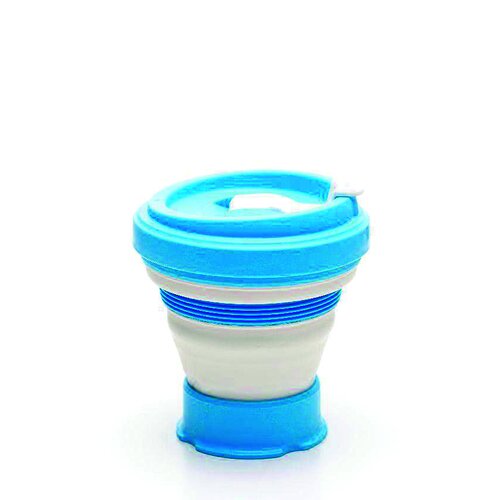 Evo Eco-Friendly Collapsible Cup - Sky Blue - EVO-POKSKY-S