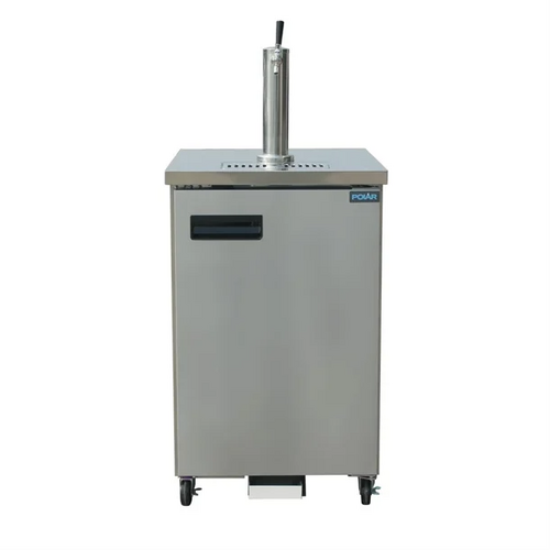 Polar GE632-A G-Series Direct Draw Beer Dispenser (1 Keg 1 Tap) Stainless Steel - GE632-A