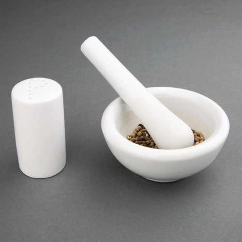 Vogue Porcelain Pestle & Mortar 115mm - J923