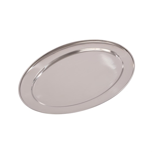 Olympia Stainless Steel Oval Serving Tray 500x345mm - K367