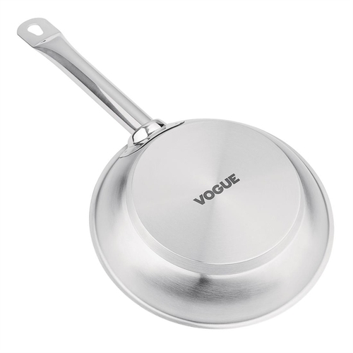 Vogue Stainless Steel Frying Pan 200mm  - M924