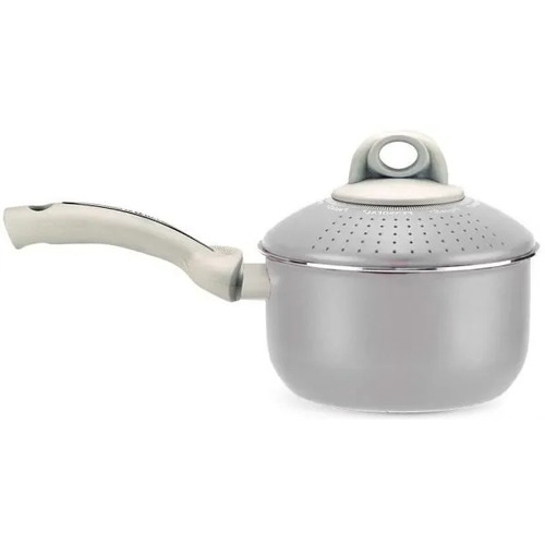 Pensofal 2 Frypans, PastasiBaby/Family, Saucepan, GlassLids - Pearl White (9pc Set) - PEN-6317A