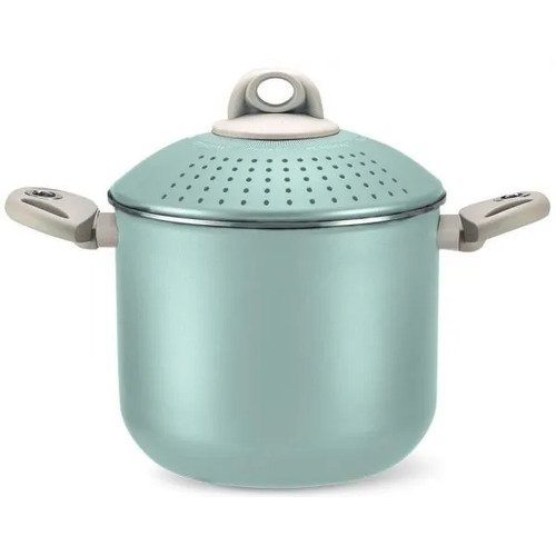 Pensofal 2 Frypans, PastasiBaby/Family, Saucepan, GlassLids - Tiffany Blue (9pc Set) - PEN-7117