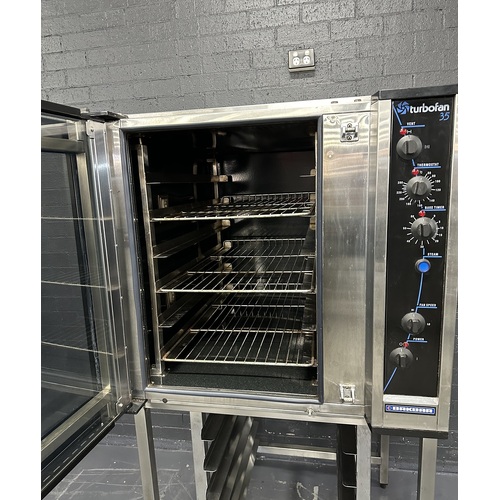 Pre-Owned Turbofan E35 - 6 Tray Electric Convection Oven on Stand - PO-1636