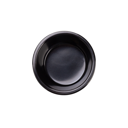 Coucou Ramekin Flutted 30ml - Black (Box of 24) - RKF30BK