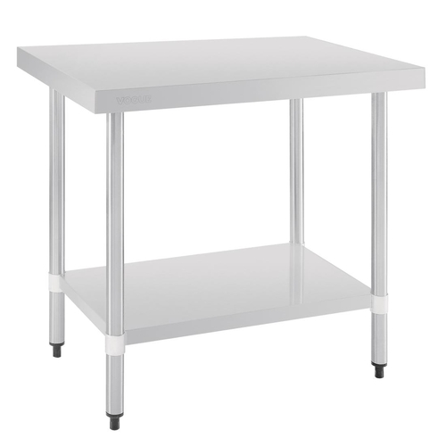 Vogue Stainless Steel Prep Table 900x600x900mm - T375