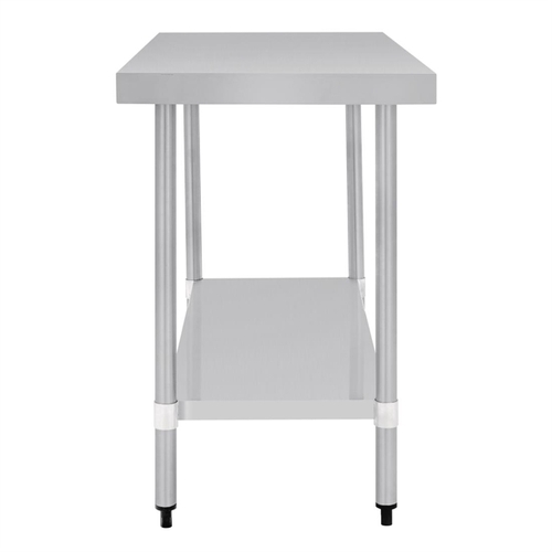 Vogue Stainless Steel Prep Table 1200x600x900mm - T376