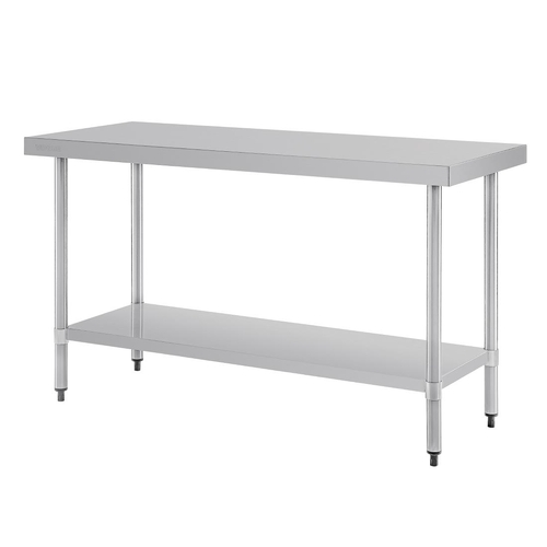 Vogue Stainless Steel Prep Table 1500x600x900mm - T377