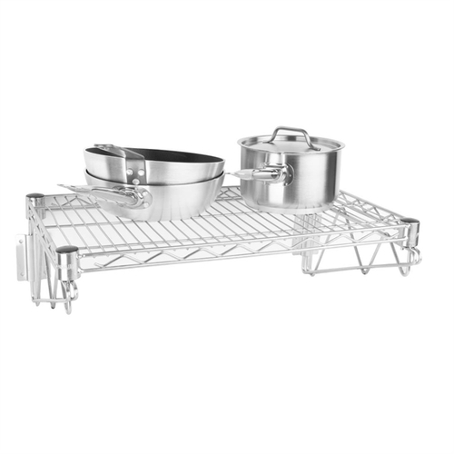 Vogue Steel Wire Wall Shelf 610x360mm - U200