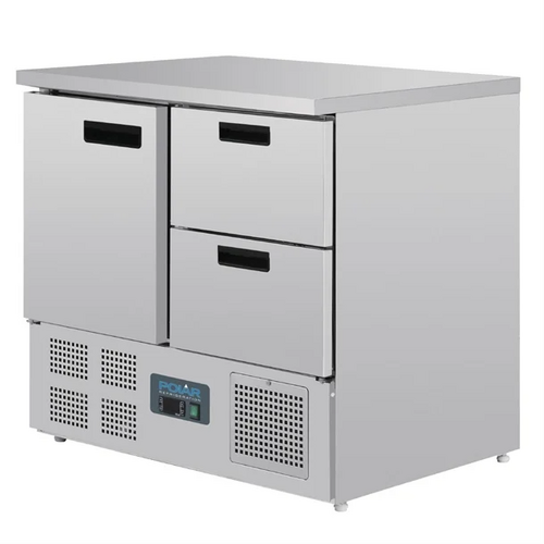 Polar U637-A G-Series 2 Drawer Counter Fridge 240Ltr - U637-A