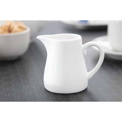 Olympia Whiteware Cream & Milk Jug 170ml (Box of 6) - U819