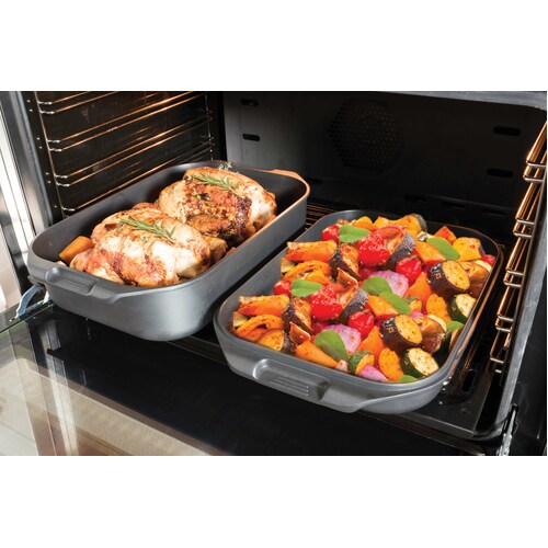 Pyrolux HA+ Non-Stick Double Roaster With Silicon Lid 2 Piece Set - 11280