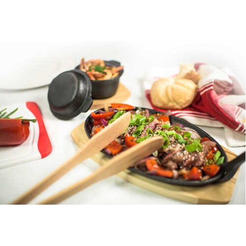 Pyrolux Steak Sizzler With Maple Tray 270x180mm - 11861