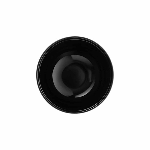 Coucou Melamine Round Bowl with Cover 9.5cm - Black - 31BW04BK