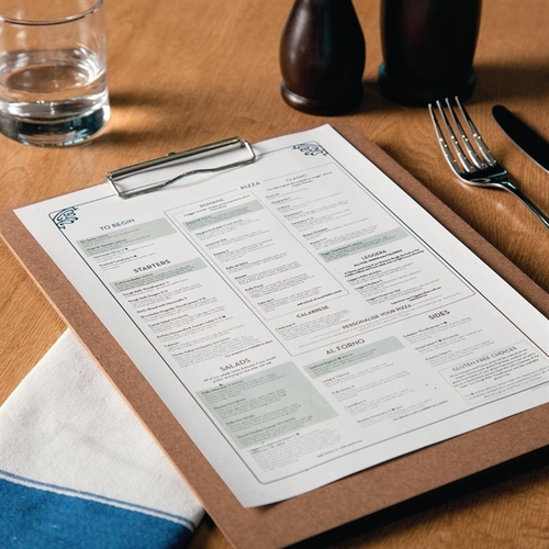 Wooden Menu Clipboard A4 330x240mm - CL174