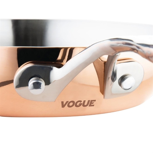 Vogue Induction Tri-Wall Copper Fry Pan 240mm  - CM679