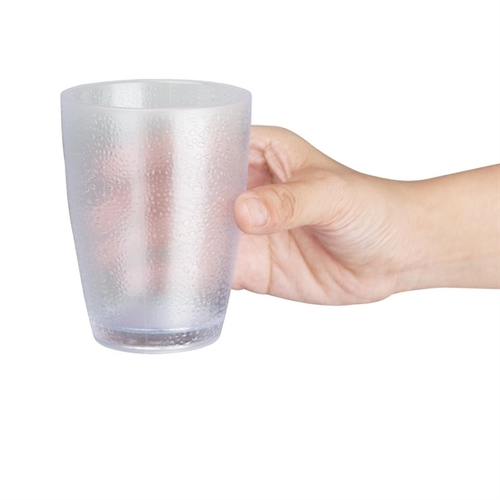 Olympia Kristallon Polycarbonate Pebbled Tumbler 275ml Clear (Box of 6) - DC928