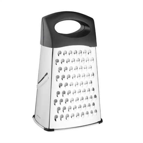 Vogue Heavy Duty Box Grater with Black Handle & Base 254mm  - DM020