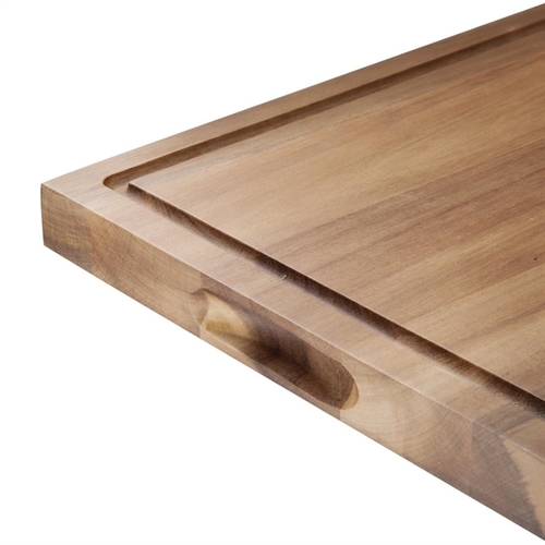 Olympia Acacia Steak Board 310x240mm with 70mm Recess - DP139