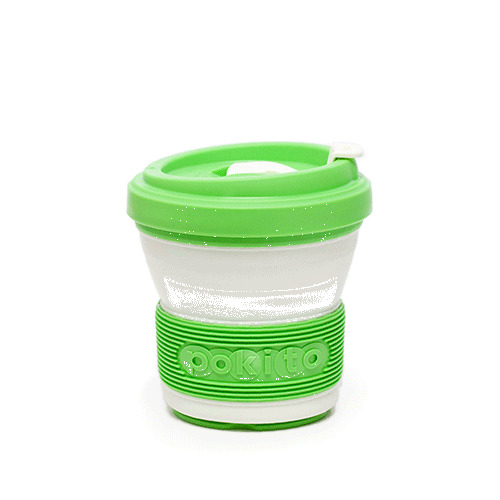 Evo Eco-Friendly Collapsible Cup - Lime - EVO-POKLIM-S