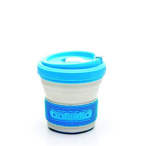 Evo Eco-Friendly Collapsible Cup - Sky Blue - EVO-POKSKY-S