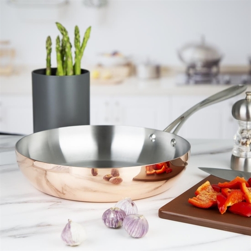 Vogue Induction Tri-Wall Copper Fry Pan 280mm  - FS669