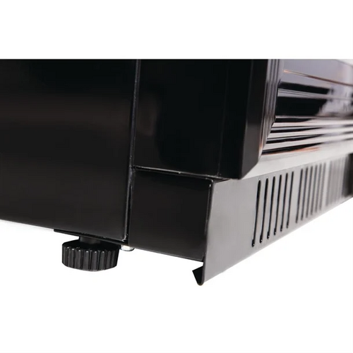 Polar GL017-A G-Series Back Bar Cooler with Triple Solid Hinged Doors Black - 900mm - GL017-A