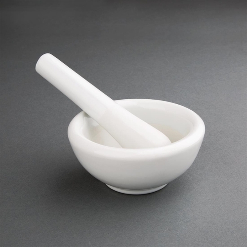 Vogue Porcelain Pestle & Mortar 115mm - J923