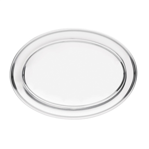 Olympia Stainless Steel Oval Serving Tray 660x460mm - K370