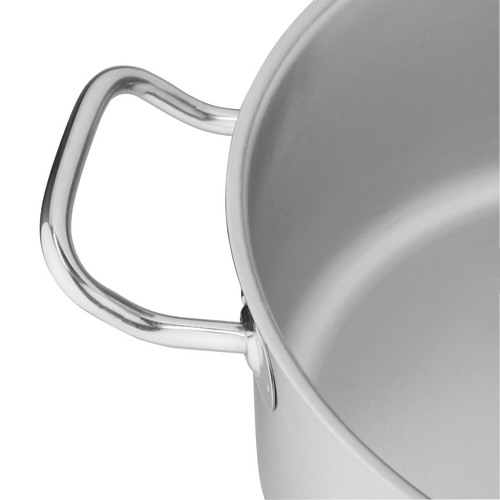 Vogue Stainless Steel Casserole Pan 280mm 7.5Ltr - T177