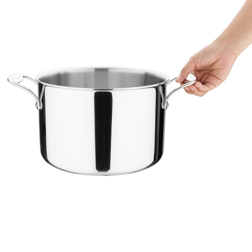 Vogue Tri-wall Stew Pan 240mm 7Ltr - Y255