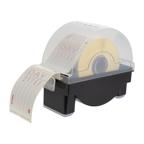 Vogue Prepared Day Labels with Dispenser 49x65mm (Roll of 500) - CK893