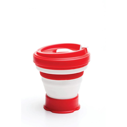 Evo Eco-Friendly Collapsible Cup - Cherry - EVO-POKCHE-S