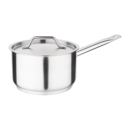 Vogue Stainless Steel Saucepan Lid 180mm - FS665