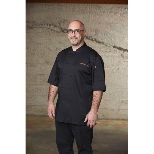 Montreal Cool Vent Chef Jacket - Black - JLCV-BLK-XS - JLCV-BLK-XS