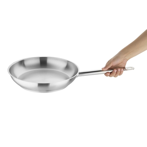 Vogue Stainless Steel Frying Pan 280mm  - M926