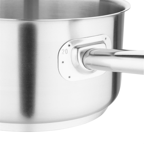 Vogue Stainless Steel Saucepan 200mm 3Ltr - M944