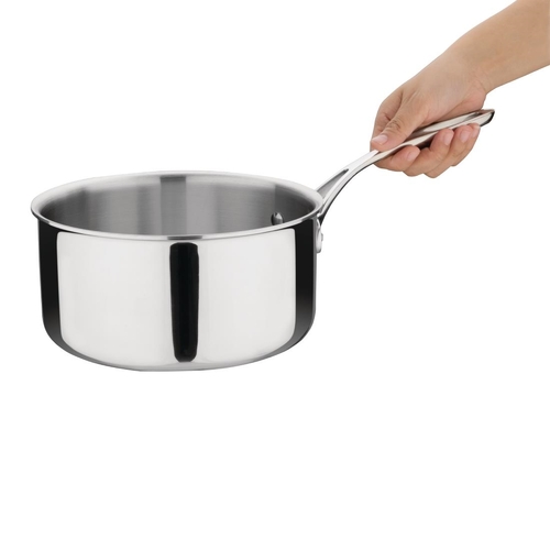 Vogue Tri-wall Saucepan 200mm 3Ltr - Y246