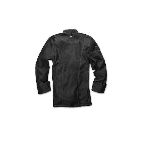 Chef Works Gramercy Denim Chef Jacket - EXWDZ002-BLK - EXWDZ002-BLK