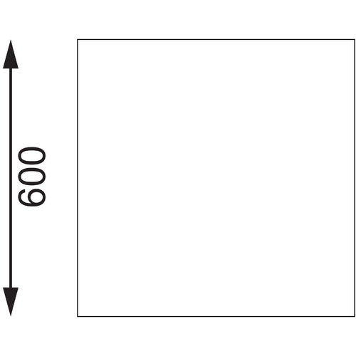 Vogue Stainless Steel Prep Table 1200x600x900mm - T376