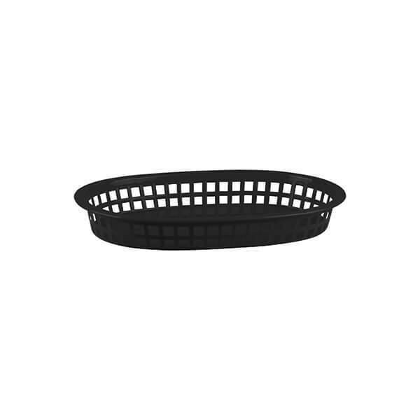 Bread Basket Rectangular 270x180x40mm Black Polypropylene