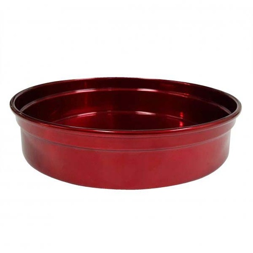 Chef Inox Round Bar Tray - Red Aluminium 240x50mm - 04200-RD