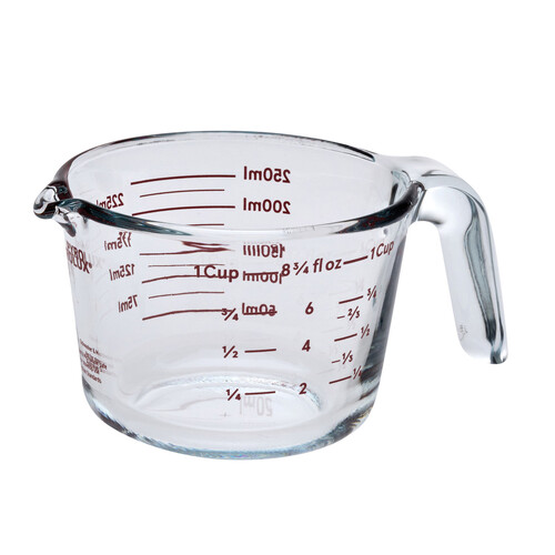 Pyrolux Glass Measure Jug 250ml / 1cup - 04700_sh